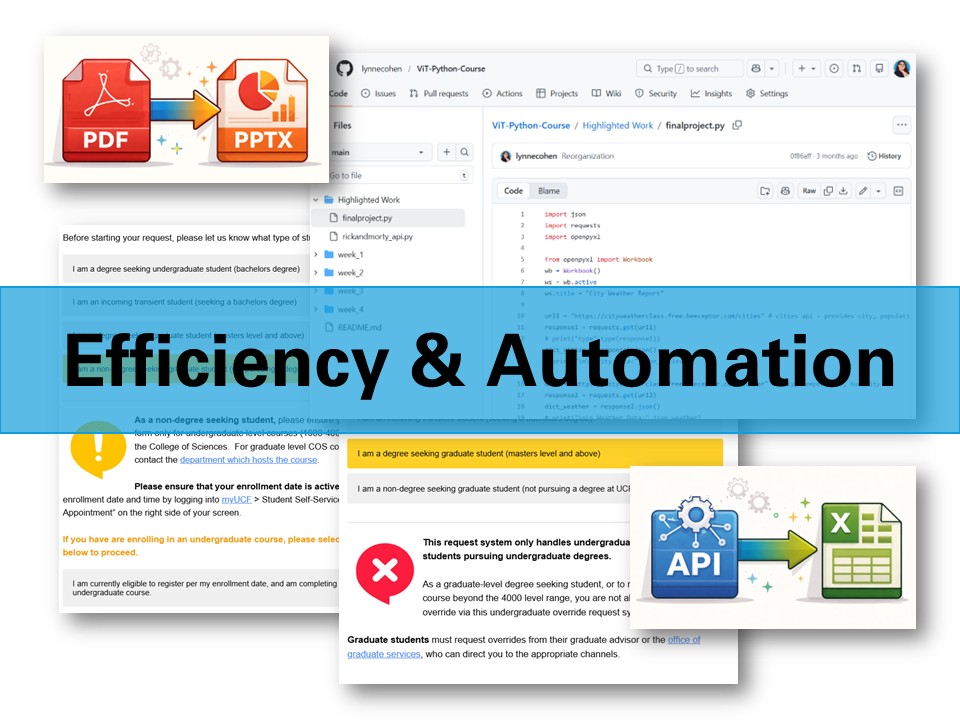 Efficiency & Automation Projects