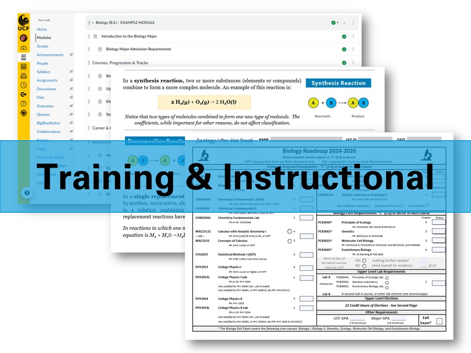 Training & Instructional Projects